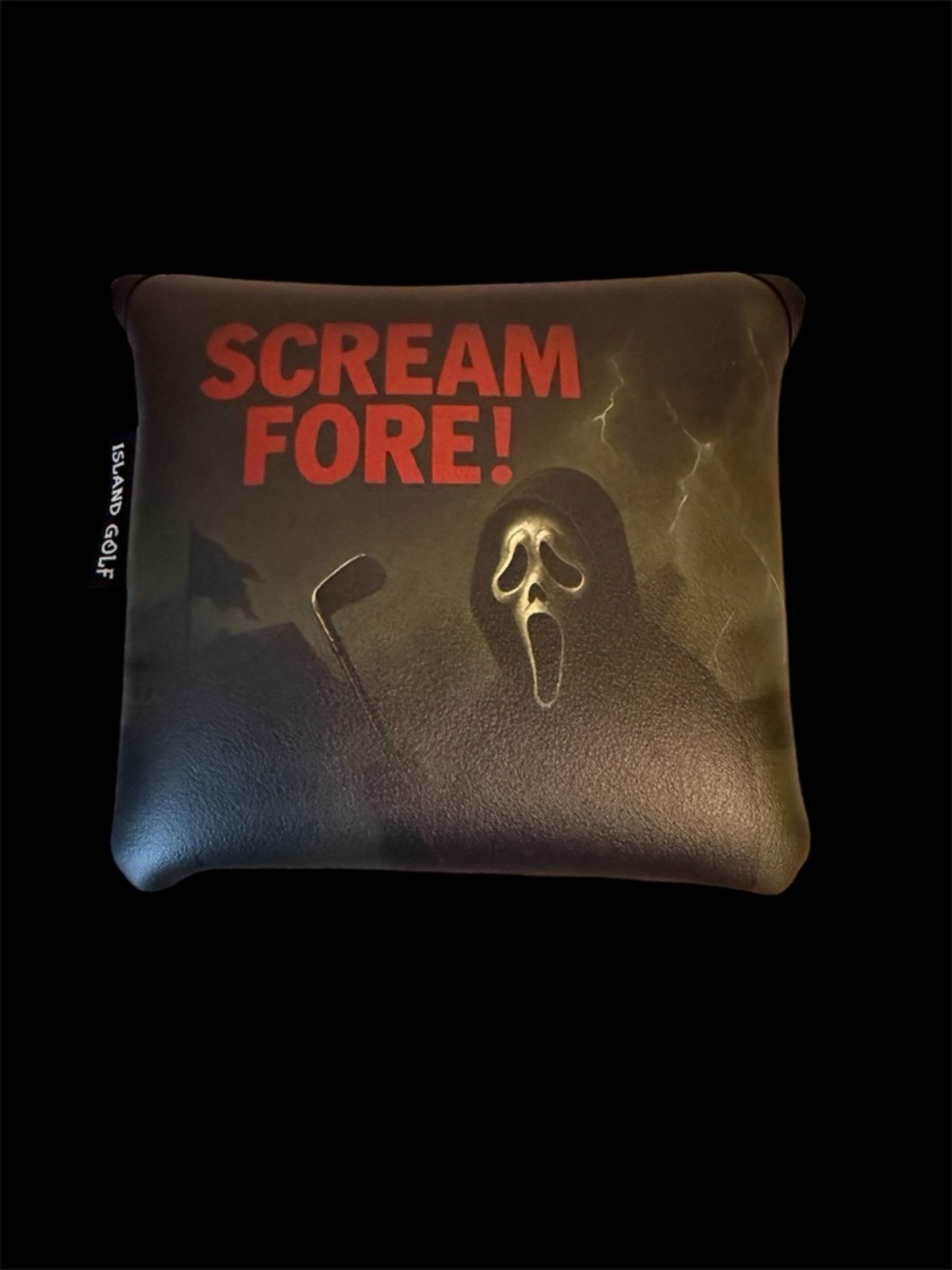 'Scream Fore!' Mallet putter cover - Halloween Golf Design